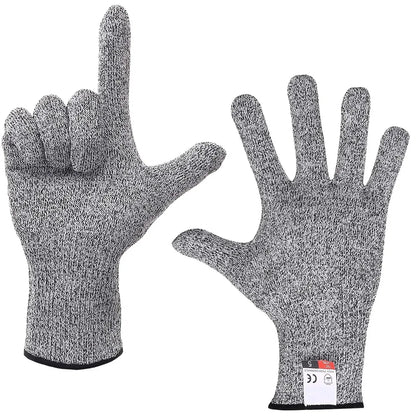 HPPE Level 5 Safety Anti-Cut Gloves - Multi-Purpose, High-Strength, and Anti-Scratch